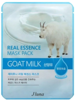 

Маска для лица тканевая Juno, JLuna Real Essence Mask Pack Goat Milk