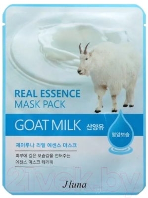 

Маска для лица тканевая Juno, JLuna Real Essence Mask Pack Goat Milk
