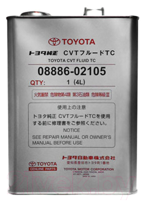 Трансмиссионное масло TOYOTA CVT Fluid TC / 0888602105 (4л)