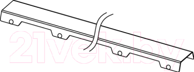 Решетка для трапа TECE Drainline steel II / 600883