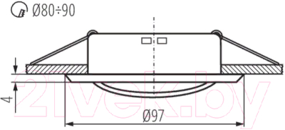 Точечный светильник Kanlux Argus CT-2115-C