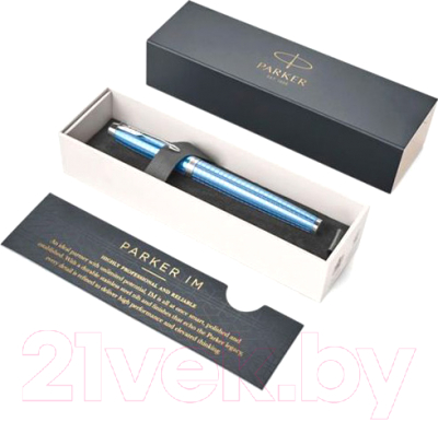 Ручка-роллер имиджевая Parker IM Premium Blue CT 1931690