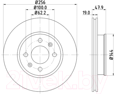 Тормозной диск Nisshinbo ND6014K