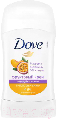 Изображение товара Антиперспирант-стик Dove Маракуйя персик (40мл)