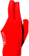 Перчатка для бильярда Kamui QuickDry левая / 10008 (M, красная/черная) - 