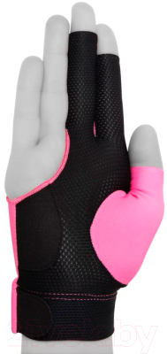 Перчатка для бильярда Kamui QuickDry 10158 (L, розовый/черный)
