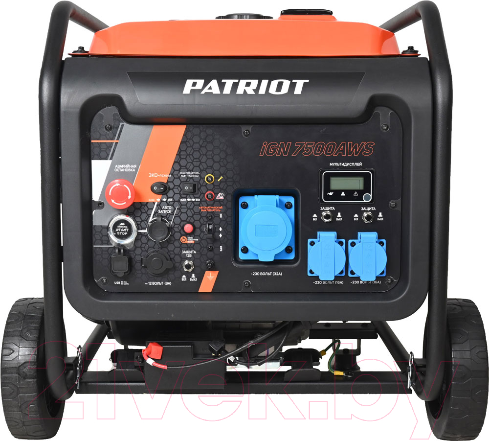 Инверторный генератор PATRIOT iGN 7500AWS