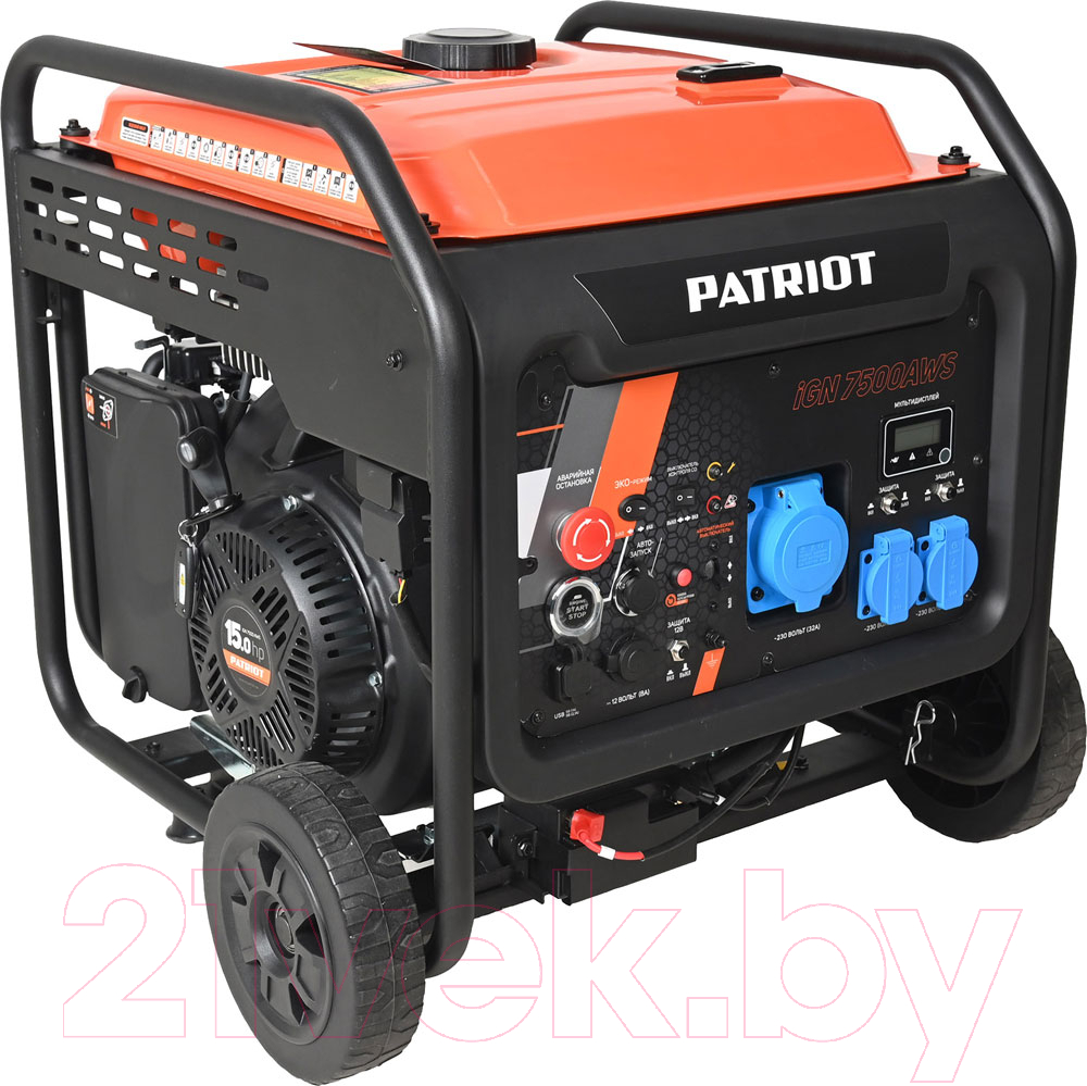 Инверторный генератор PATRIOT iGN 7500AWS