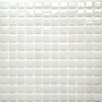 Мозаика Gidrostroy Glass Mosaic QN-001 (317x317, белый)