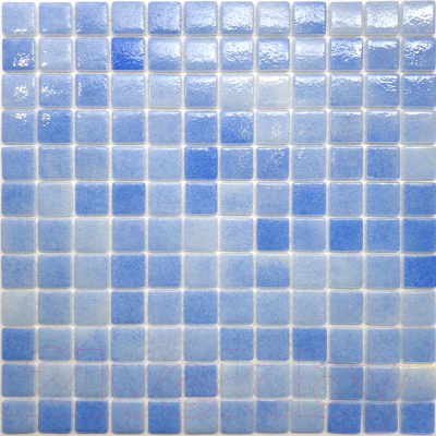 Мозаика Gidrostroy Glass Mosaic QN-006 AS (317x317, голубой/синий)