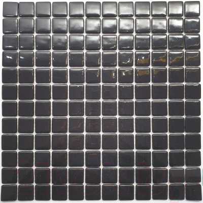 Мозаика Gidrostroy Glass Mosaic QN-007 (317x317, черный)