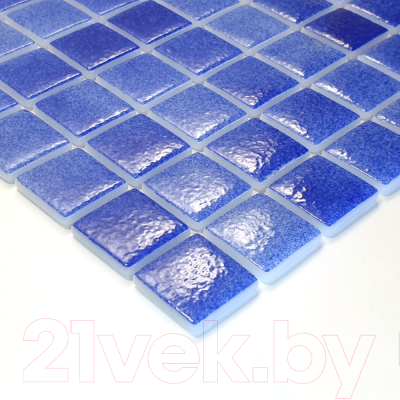 Мозаика Gidrostroy Glass Mosaic QB-002 (310x310, синий)