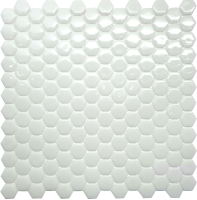 Мозаика Gidrostroy Glass Mosaic TN-004 (300x300, белый) - 