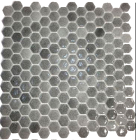 Мозаика Gidrostroy Glass Mosaic TN-010 (300x300, серый) - 