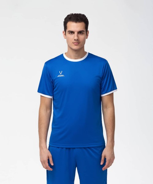 Футболка игровая футбольная Jogel Camp Origin Jersey / JFT-1020-K (YXS, синий/белый)