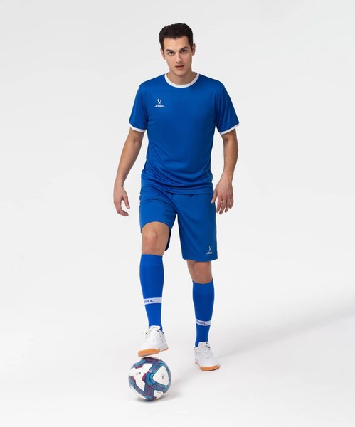 Футболка игровая футбольная Jogel Camp Origin Jersey / JFT-1020-K (YXS, синий/белый)