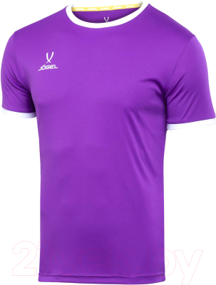 Футболка игровая футбольная Jogel Camp Origin Jersey / JFT-1020-K (YS, фиолетовый/белый)