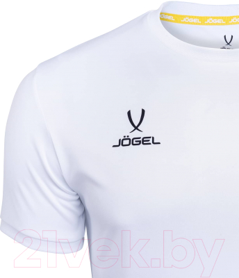 Футболка игровая футбольная Jogel Camp Origin Jersey / JFT-1020 (S, белый/черный)