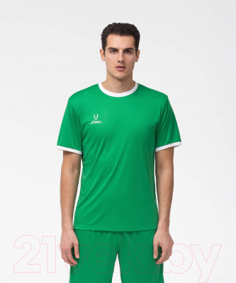Футболка игровая футбольная Jogel Camp Origin Jersey / JFT-1020 (XXL, зеленый/белый)