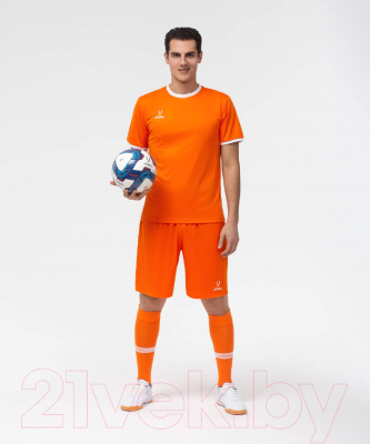 Футболка игровая футбольная Jogel Camp Origin Jersey / JFT-1020 (M, оранжевый/белый)