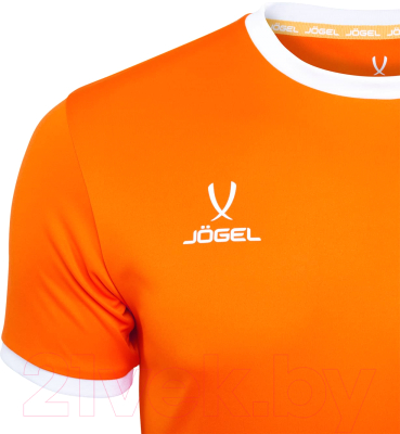 Футболка игровая футбольная Jogel Camp Origin Jersey / JFT-1020 (S, оранжевый/белый)