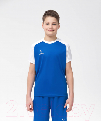 Футболка игровая футбольная Jogel Camp Reglan Jersey / JFT-1021-K (YM, синий/белый)