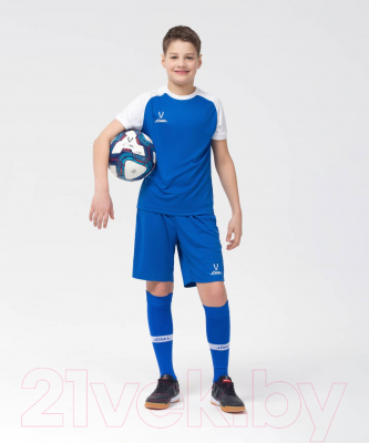 Футболка игровая футбольная Jogel Camp Reglan Jersey / JFT-1021-K (YM, синий/белый)