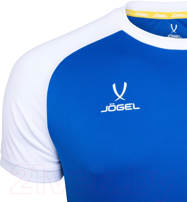 Футболка игровая футбольная Jogel Camp Reglan Jersey / JFT-1021-K (YS, синий/белый)