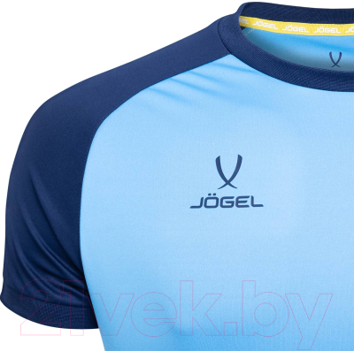 Футболка игровая футбольная Jogel Camp Reglan Jersey / JFT-1021-K (XS, синий/темно-синий)