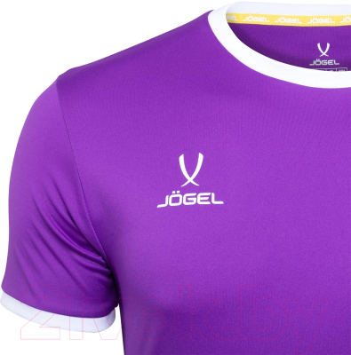 Футболка игровая футбольная Jogel Camp Origin Jersey / JFT-1020 (L, фиолетовый/белый)