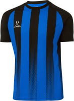 Футболка игровая футбольная Jogel Camp Striped Jersey / JC1ST0121.Z2 (L, синий/черный) - 