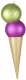 Елочная игрушка Neon-Night Мороженое 502-249 - 