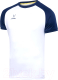 Футболка игровая футбольная Jogel Camp Reglan Jersey / JFT-1021-K (XS, белый/темно-синий) - 