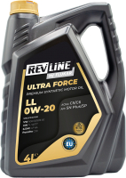 Моторное масло Revline Ultra Force LL 0W20 / RUFLL0204 (4л) - 
