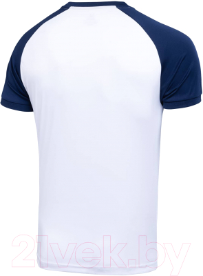 Футболка игровая футбольная Jogel Camp Reglan Jersey / JFT-1021-K (YM, белый/темно-синий)