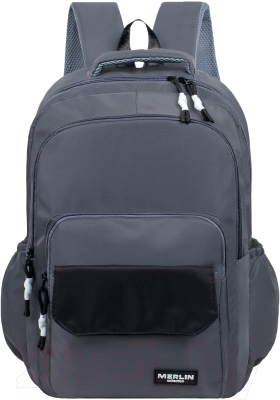 Школьный рюкзак Merlin M37121 (темно-серый)