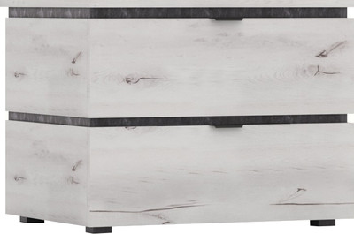 Прикроватная тумба Мебель-КМК Ривьера КМК 0970.18 (бетон спаркс 861/канадский дуб арктик) - 