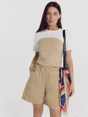 Изображение товара Футболка Mark Formelle 112974 (р.164/170-84-90, белый/ирландский крем)