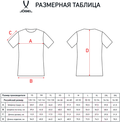 Футболка игровая футбольная Jogel Division PerFormDRY Union Jersey (S, голубой/белый/белый)