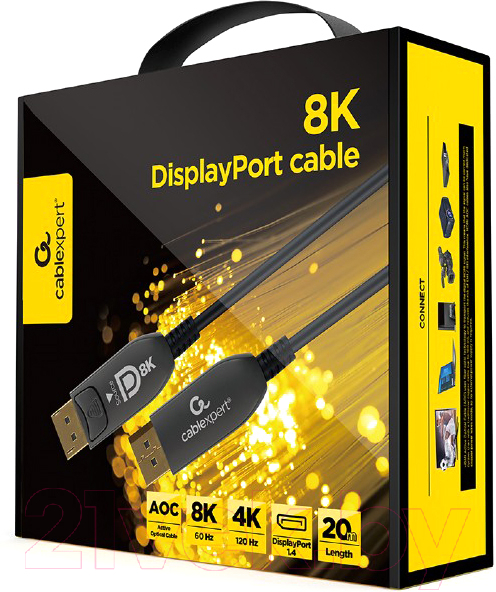 Кабель Cablexpert CC-DP8K-AOC-20M