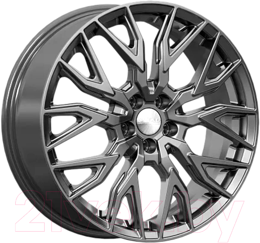 Литой диск SKAD Эльба 18x7" 5x114.3мм DIA 66.6мм ET 37мм Графит