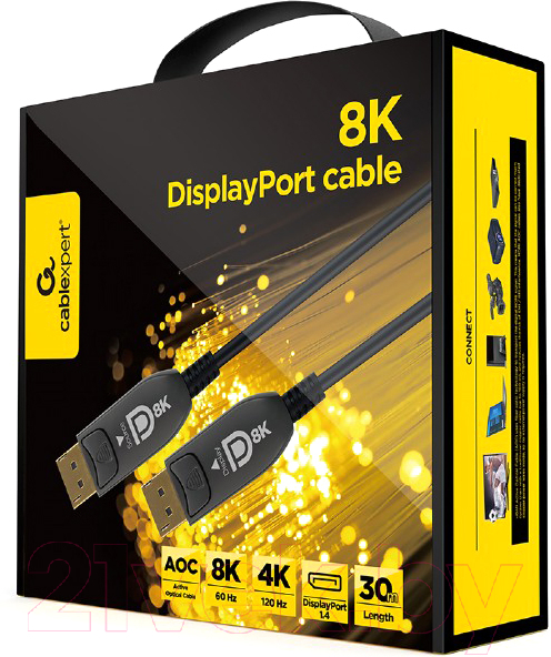 Кабель Cablexpert CC-DP8K-AOC-30M