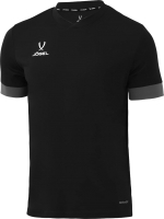 Футболка игровая футбольная Jogel Division PerFormDRY Union Jersey (L, черный/темно-серый/белый) - 