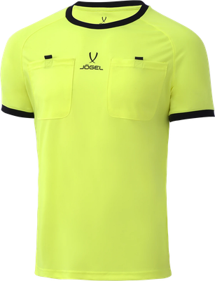 Футболка судейская Jogel Referee tee (S, желтый) - 
