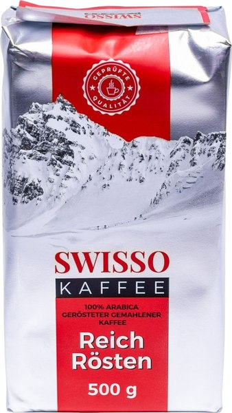 Кофе молотый Swisso Kaffee Reich Rosten (500г)