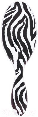 Расческа-массажер Wet Brush Original Detangler Safari Zebra BWR830SAFZE (черный/белый)