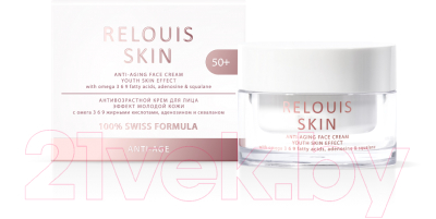 Крем для лица Relouis Skin Anti-Age Эффект молодой кожи 50+ (40г)