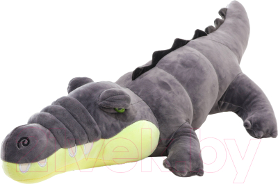 Подушка-игрушка Sima-Land Крокодил / 10628006 (серый)