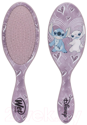 Изображение товара Расческа-массажер Wet Brush Original Detangler Disney Love Lilo And Angel BWRDISLVLS (сиреневый)