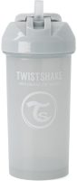 Поильник Twistshake Straw Cup с трубочкой / 78715 (360мл, светло-серый) - 